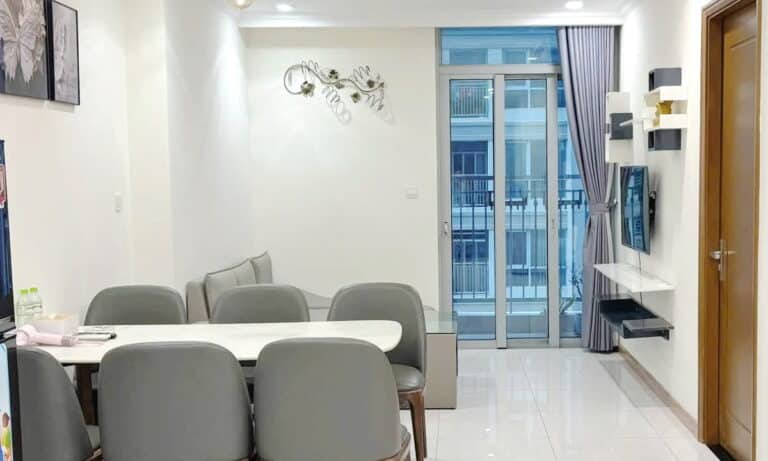 Vinhomes Central Park căn hộ cho thuê 1 phòng ngủ full nội thất lầu cao mát