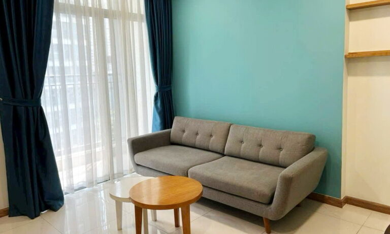 Vinhomes Central Park căn hộ cho thuê 1 phòng ngủ đủ nội thất view mát mẻ
