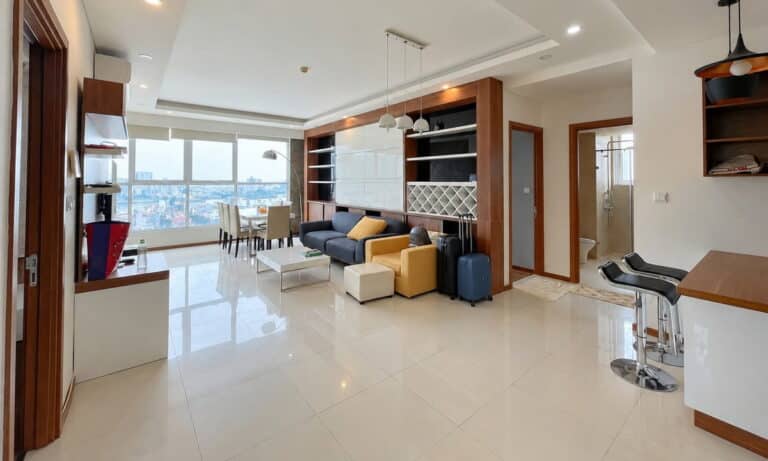 Thảo Điền Pearl 3 phòng ngủ cho thuê đầy đủ nội thất lầu 12 view sông L81