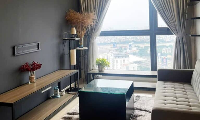 Pearl Plaza căn hộ cho thuê 1 phòng ngủ đủ nội thất lầu cao view sông L81